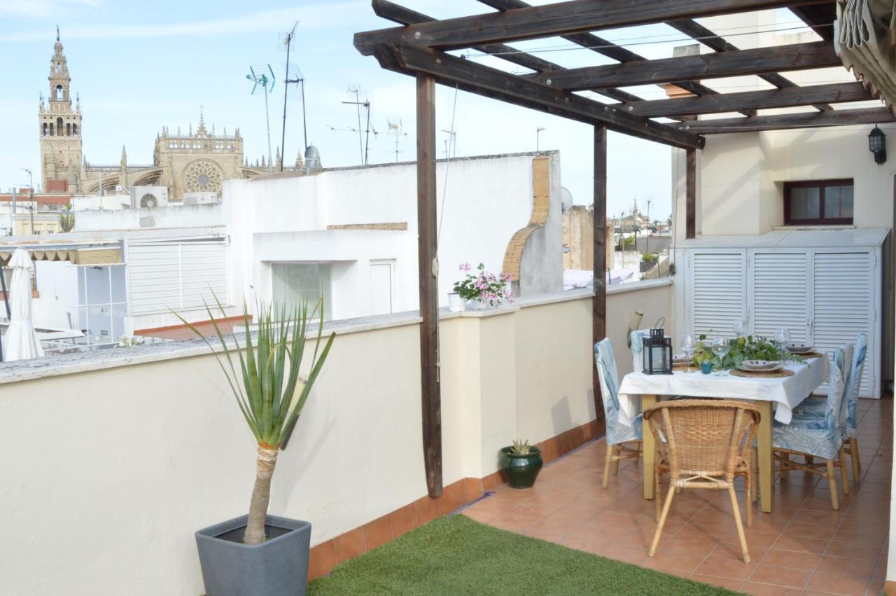 Homeyseville-Amazing Penthouse Giralda Views 8 Pax, Parking Optional Екстериор снимка