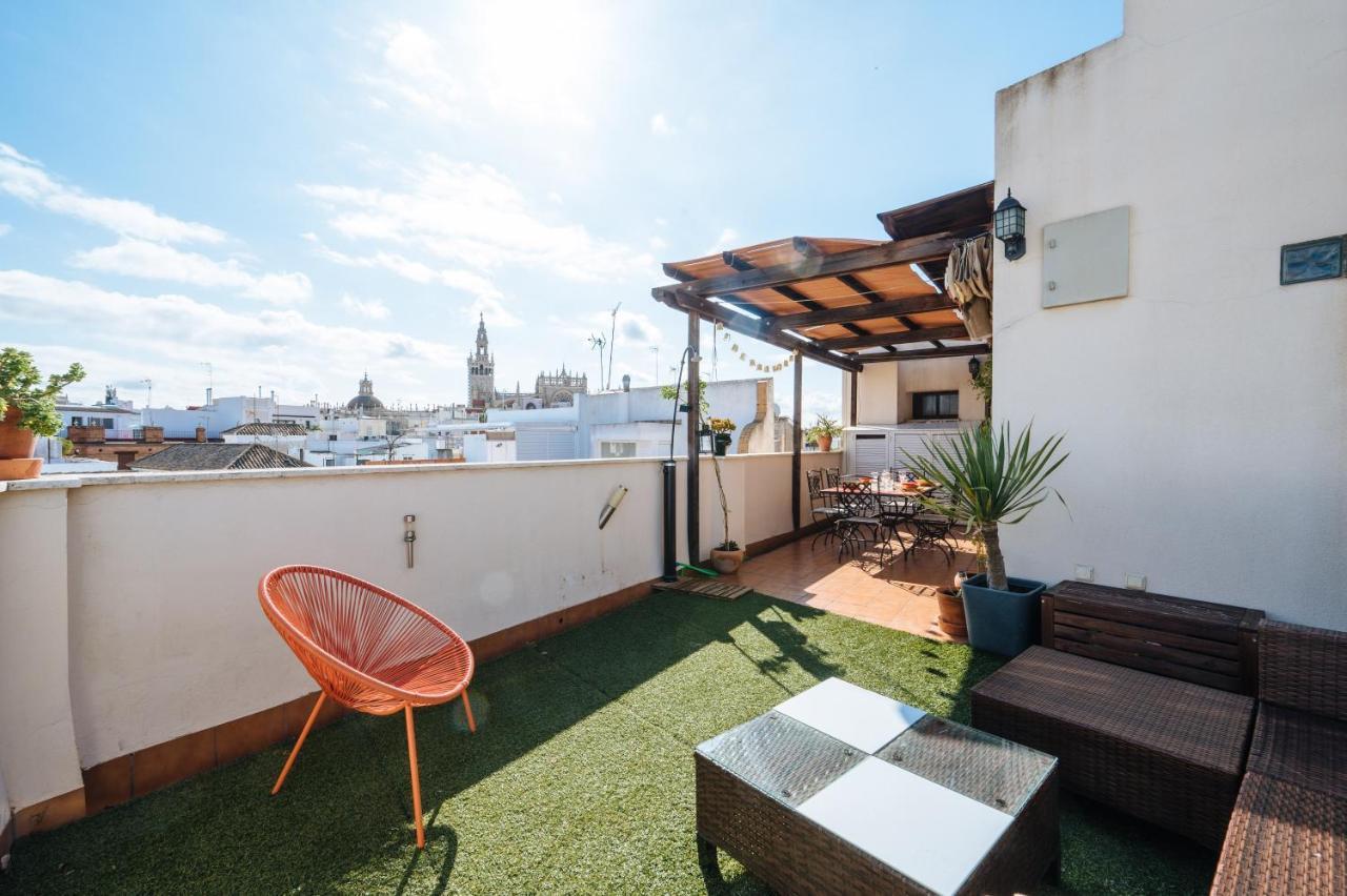 Homeyseville-Amazing Penthouse Giralda Views 8 Pax, Parking Optional Екстериор снимка