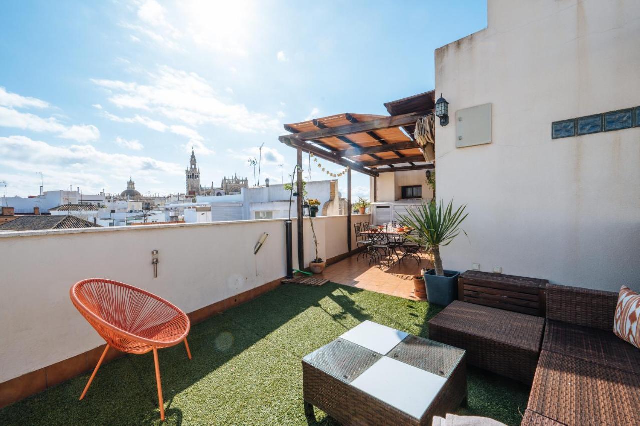 Homeyseville-Amazing Penthouse Giralda Views 8 Pax, Parking Optional Екстериор снимка