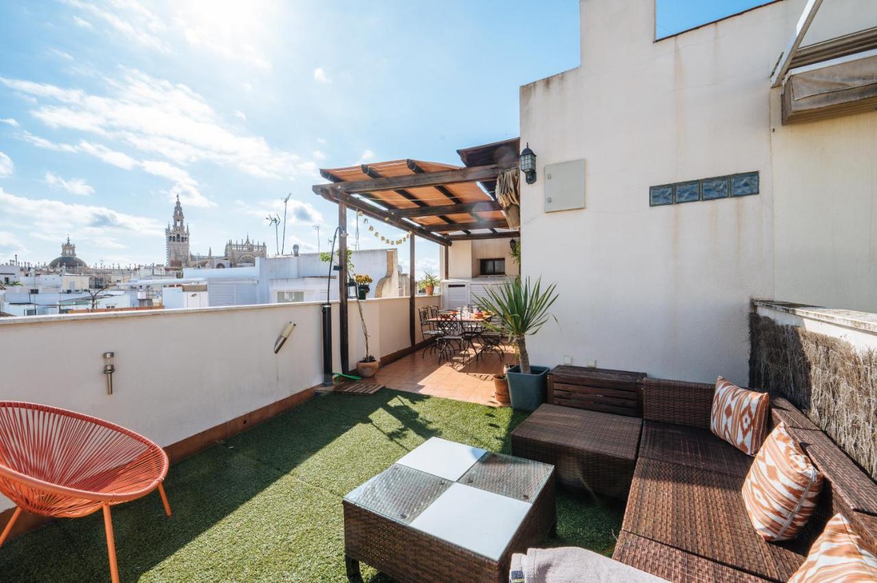 Homeyseville-Amazing Penthouse Giralda Views 8 Pax, Parking Optional Екстериор снимка